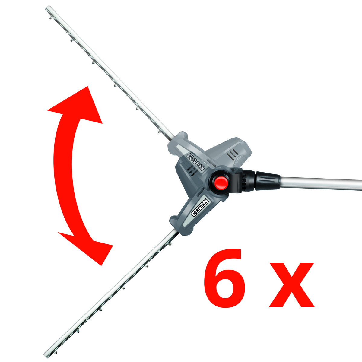 Bild 2 von KRAFTIXX Akku-Stab-Heckenschere KX-ASH 1835 Li Solo