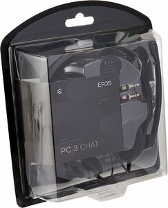 Sennheiser PC 3 Chat Headset – Plug- & Play-Lösung, Noise Cancelling-Mikrofon, schwarz