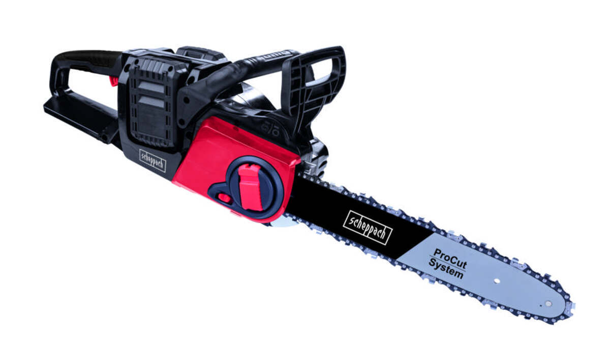 Bild 1 von Scheppach Brushless Akku Kettensäge 2x 20V 2Ah BCHS350-ProS Duo