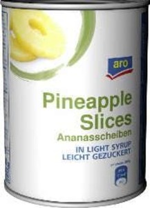 aro Ananasscheiben Leicht gezuckert (580 ml)