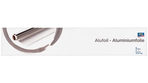 aro Gastro Alufolie,  Aluminiumfolie, besonders reißfest - 150 m x 45 cm, 11µm, 1 Rolle