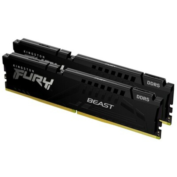 Bild 1 von 32GB (2x16GB) KINGSTON FURY Beast Black DDR5-4800 CL38 RAM Gaming Arbeitssp. Kit