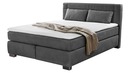 Bild 1 von Boxspringbett 160 x 200 cm grau H3/H4 - ROMANA - MIX