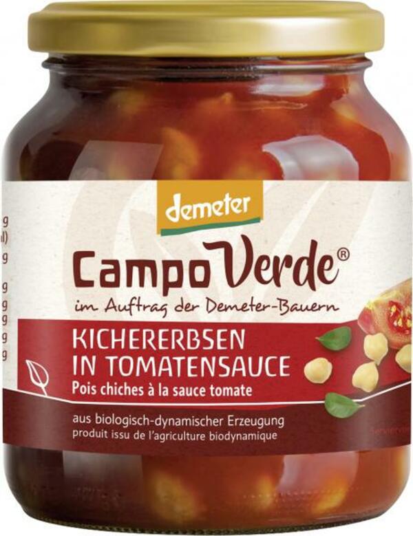 Bild 1 von Campo Verde Demeter Kichererbsen in Tomatensoße