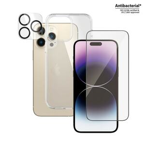 3-in-1 Schutz-Set für Apple iPhone 14 Pro Max (B0404+2786)