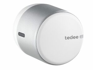 tedee Smart Lock GO, Smartes Türschloss, Bluetooth, silber