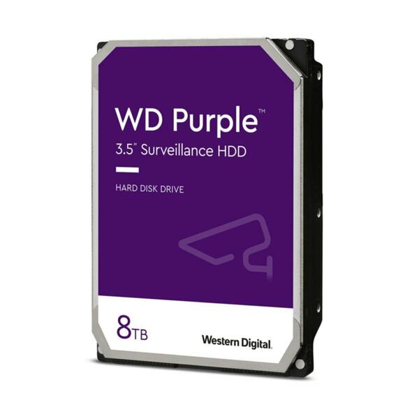 Bild 1 von Purple, 8 TB, 3,5 Zoll, SATA III (WD84PURZ) Interne HDD-Festplatte