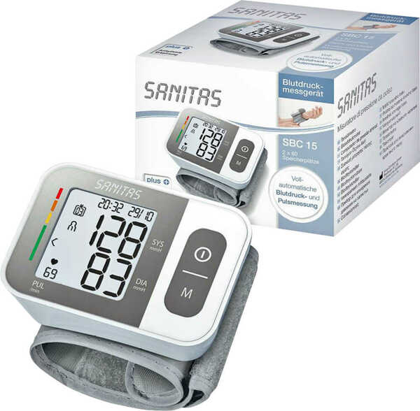 Bild 1 von SANITAS Handgelenk-Blutdruckmessgerät »SBC 15«