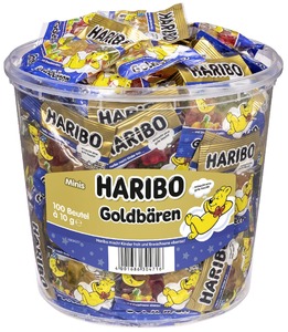 HARIBO Gute Nacht Goldbären 100 x 10 g (1 kg)