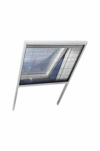 Hecht Insektenschutz-Dachfenster-Plissee 80x160cm, braun
