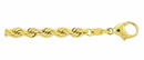 Bild 1 von Adelia´s Goldarmband "Damen Goldschmuck 333 Gold Kordel Armband 18,5 cm", 18,5 cm 333 Gold Kordelkette Goldschmuck für Damen