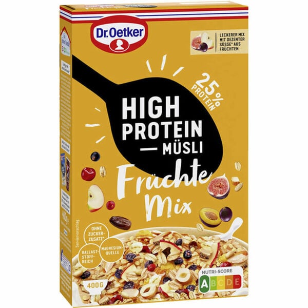 Bild 1 von Dr. Oetker High Protein Müsli Früchte Mix