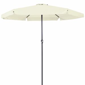 Deuba Sonnenschirm mit Kurbel 350 cm - beige