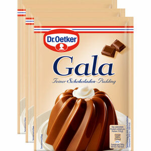 Dr. Oetker 2 x Schokolade Pudding, 3er Pack