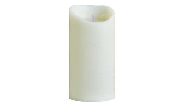 Bild 1 von LED Kerze creme Wachs, Plastik Maße (cm): H: 25  Ø: [12.5] Geschenkideen