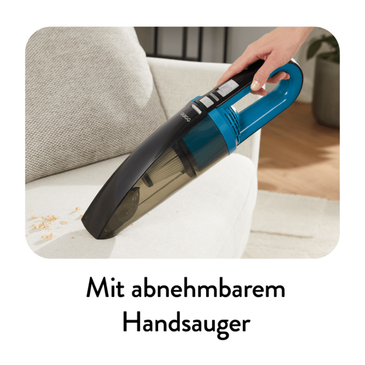 Bild 4 von QUIGG Kabelloser 2-in-1-Akku-Staubsauger RVC21_08853