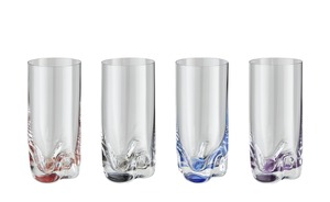 Peill+Putzler Longdrinkglas, 4er-Set mehrfarbig Kristallglas Maße (cm): H: 14,5 Geschenkideen