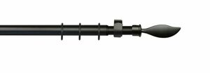 Bella Casa Stilgarnitur Argos 16 mm Ø, ausziehbar 130-240 cm, schwarz