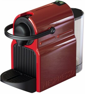 Krups XN 1005 Nespresso Inissia Kapsel-Automat ruby red