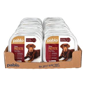 Pablo Hundenahrung Rind & Leber 300 g, 20er Pack