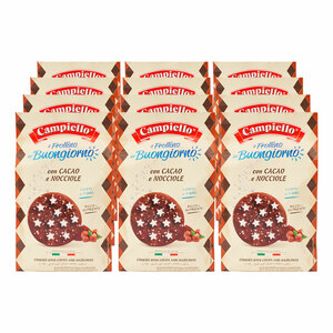 Campiello Kekse mit Kakao und Haselnüssen 350 g, 12er Pack