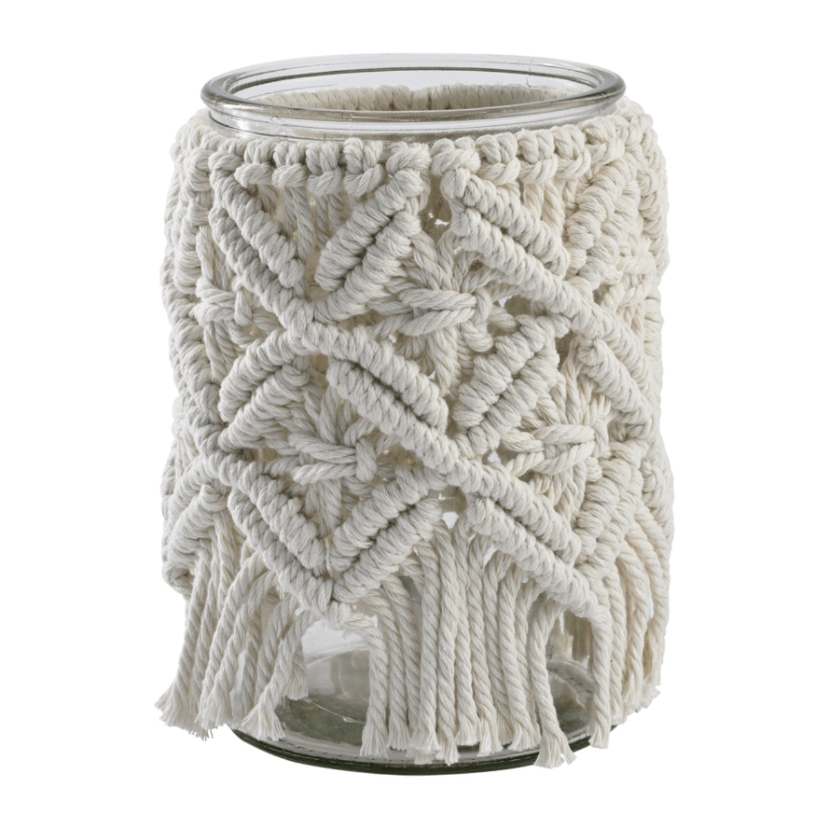 Bild 2 von LIVING ART Makramee-Windlicht / -Vase
