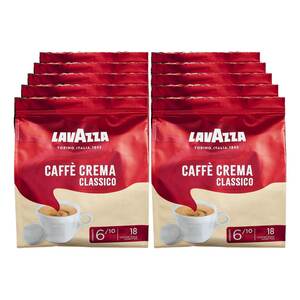 Lavazza Caffé Crema Classico Pads 125 g, 10er Pack