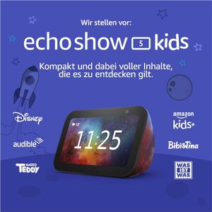 Wir stellen vor: Echo Show 5 (3. Gen.) Kids | Für Kinder entwickelt, mit Kindersicherung | Weltraum-Design