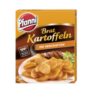 Pfanni Bratkartoffeln, Rösti, Bauernfrühstück oder Kartoffelgratin