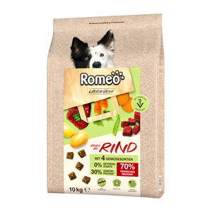 ROMEO 
                                            Hunde-Trockenfutter Landküche Rind, 10 kg