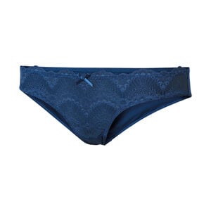 Damen Sommer Slips 2er-Set, Mini Brief, navy, S