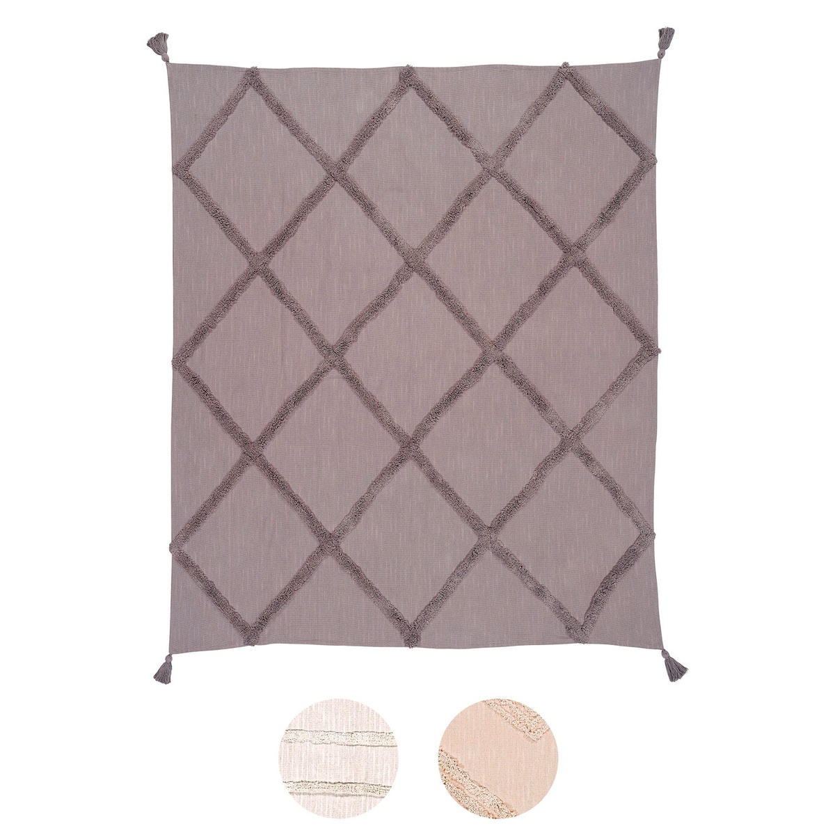 Bild 1 von TUKAN Boho-Decke 130 x 160 cm