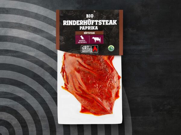 Bild 1 von Grillmeister Bio Rinderhüftsteak Paprika