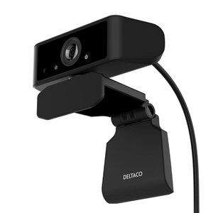 DELTACO 
                                            Büro Webcam, 3.6 MP, schwarz