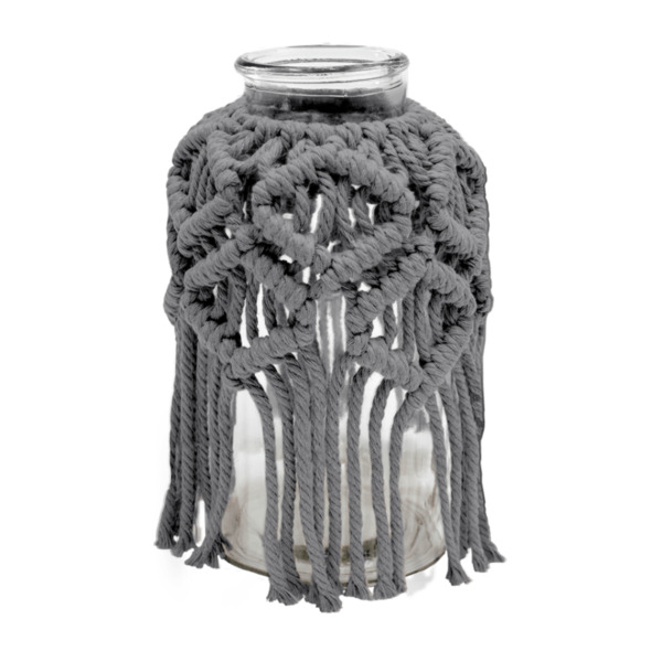 Bild 3 von LIVING ART Makramee-Windlicht / -Vase