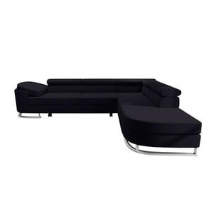 Carryhome ECKSOFA Schwarz