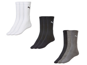 Puma Herren Socken, elastisch, 3 Paar
