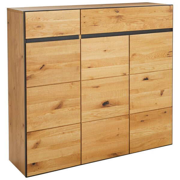 Bild 1 von Linea Natura SCHUHSCHRANK Anthrazit, Eiche