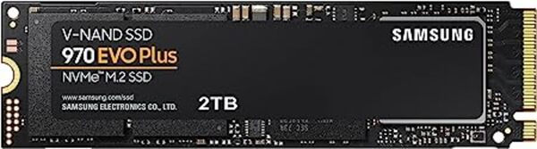 Bild 1 von Samsung 970 EVO Plus M.2 NVMe SSD (MZ-V7S2T0BW), 2 TB, PCIe 3.0, 3.500 MB/s Lesen, 3.300 MB/s Schreiben, Internes Solid State Drive, für Gaming und Grafikbearbeitung