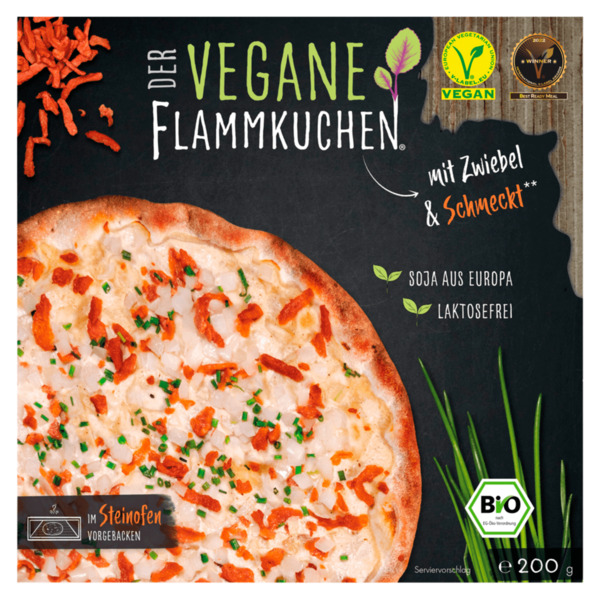 Bild 1 von Flammkuchen Profi Bio Flammkuchen Elsässer Art vegan 200g