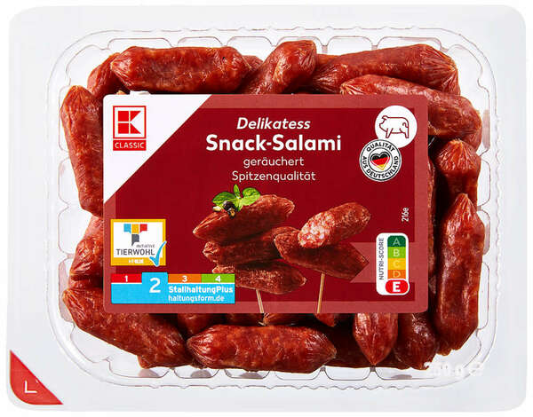 Bild 1 von K-CLASSIC Snack-Salami oder Mini-Kabanossi