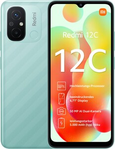 Redmi 12C (4GB+128GB) Smartphone mint green