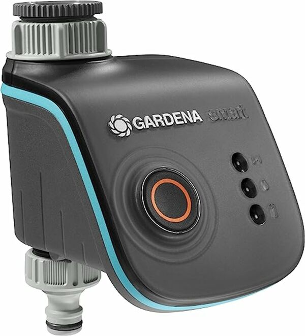 Bild 1 von Gardena smart Water Control: Intelligenter Bewässerungscomputer mit smart App steuerbar, Frostwarnsystem, bewährte Ventiltechnik, ideal geeignet für Micro-Drip-System oder Sprinklersystem (19031-20)