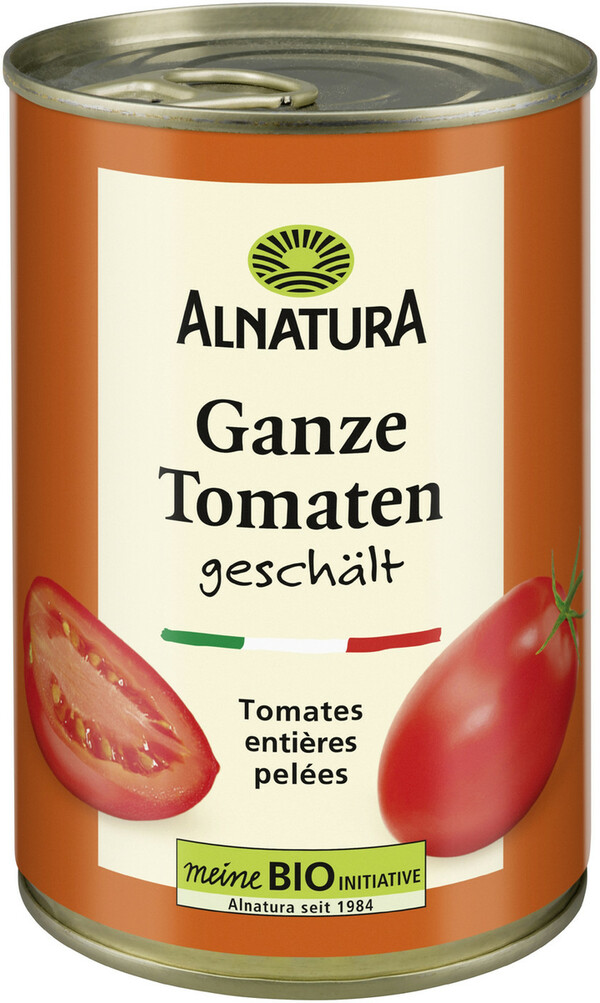Bild 1 von Alnatura Bio Ganze Tomaten geschält 400G