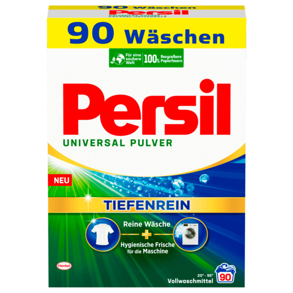 Persil Vollwaschmittel Universal Pulver 5 4kg 90WL Im Angebot 