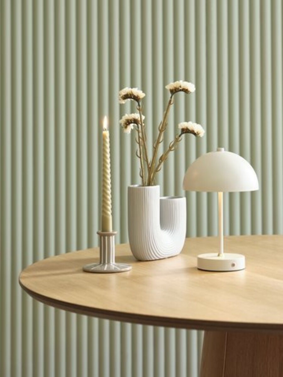 Bild 2 von Dekoleuchte KENT Ø16xH25cm grau m/Touch