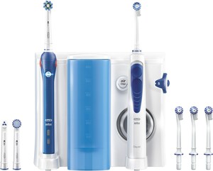 OxyJet Munddusche + PRO 2 Zahn-/Mundpflege-Kombination blau
