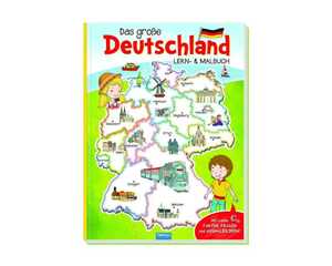 Trötsch Mein großes Deutschland Lern- und Malbuch 64 Seiten
