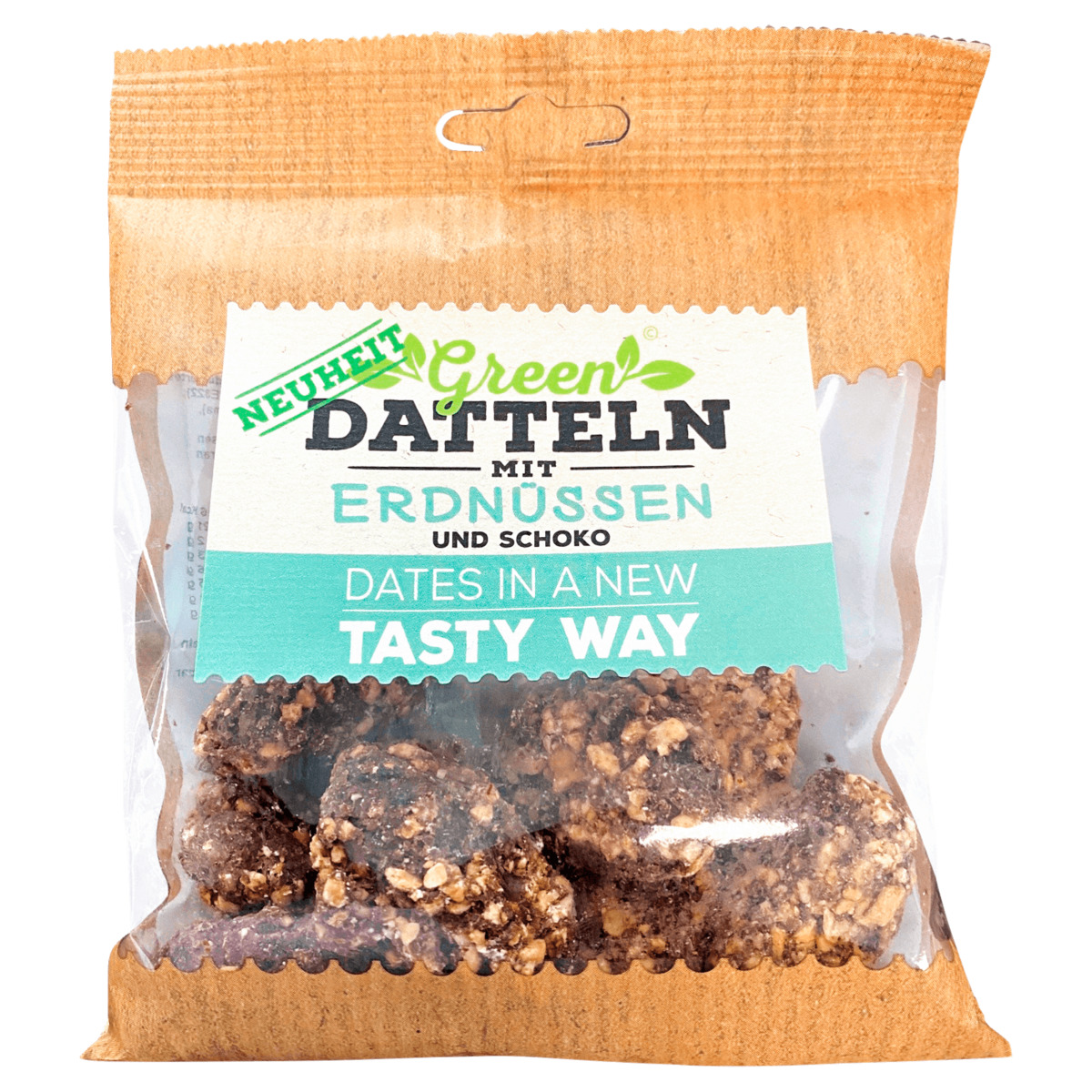 Green Datteln mit Erdnüssen und Schoko 100g von REWE ansehen!