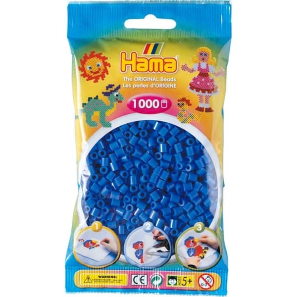 Bild 1 von Hama B&uuml;gelperlen - 1000 Perlen - hellblau